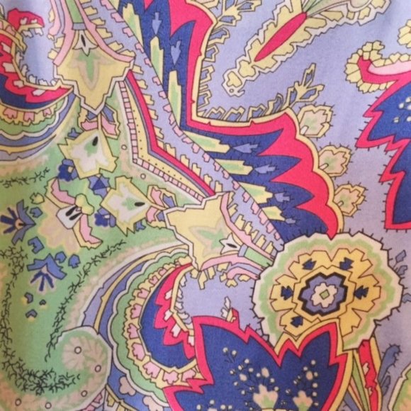 LAUREN RALPH LAUREN PAISLEY ANKLE PANTS, S… - Picture 7 of 10